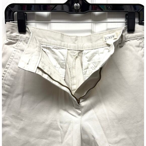 J.Crew Tan Chino Shorts, Stretch Cotton, High Rise, Women's Size 8 - Picture 3 of 4